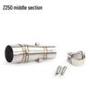 Адаптер выхлопной трубы для мотоциклов R25, Z250, ER6N и Z250SL