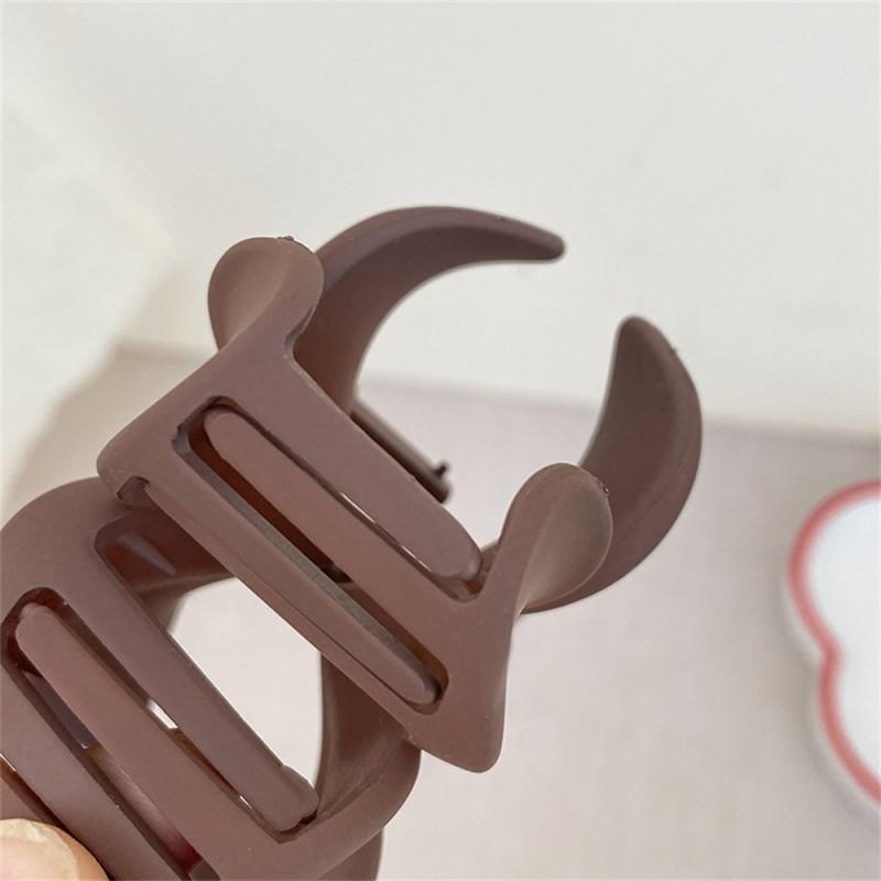 Chicken Egg Flower Solid Color Frosted Hair Clip Female Korean Petal Grab Clip Sweet Temperament Hair Accessories