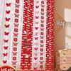 3D Butterfly Curtain & Double Happiness Sticker Wedding Decoration Set