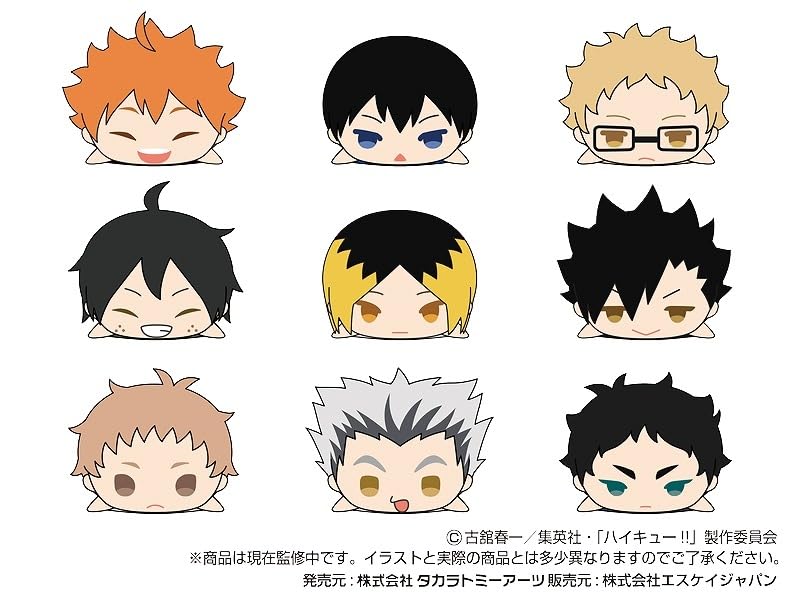 Mochimochi Mascot WA Haikyu vol.1 КОРОБОЧНЫЙ продукт Набор всех 9 типов Мочимасу Ва Полный набор
