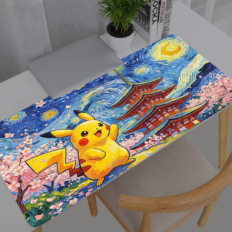 Gaming Mouse Pad Large Computer Mousepad Desk Mat Pokemon Pikachu new PC Anime Carpet Keyboard Gamer Accessories Table