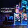 Monicard Магическая карта Электронный пропускной значок NFC Bluetooth Умный цифровой значок Настраиваемый GIF-экран Аниме Модный кулон Подарки