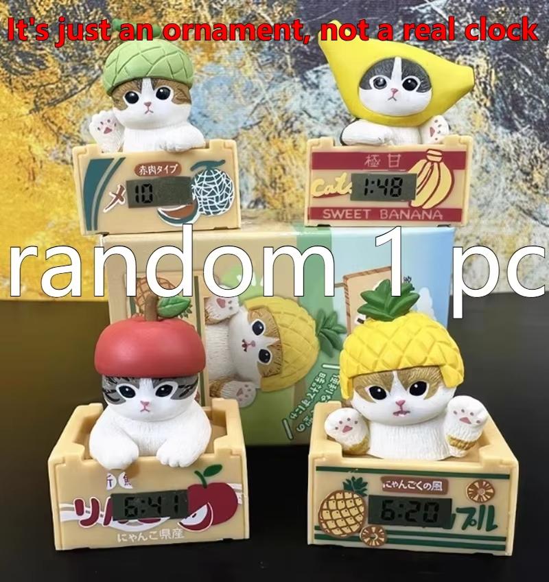 Mofusand Shark Cat Fruit And Bee Series Blind Box Kawaii Characters Mini Action Figure Toys Desktop Decoration Birthday Gift