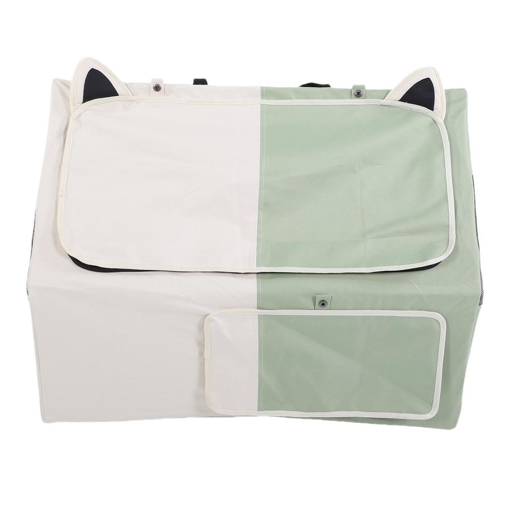 Палатка-клетка для кошек Удобная портативная закрытая палатка для питомцев из ткани Оксфорд для беременной кошки, зона для кормления