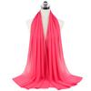 Muslim Chiffon Hijab Scarf Women Long Solid Color Head Wrap For Women Hijabs Scarves Ladies Muslim Veil Jersey Hijabs 180*70cm