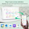 TABWEE Digital Calendar P10 Touch Screen Calendar App Sync List Notepad Family Calendar Electronic  Calendar
