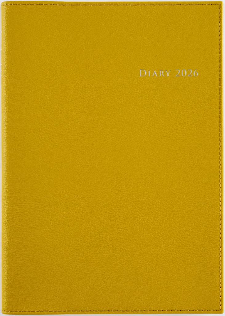 Takahashi 2026 A5 Weekly Desk Casual Size 438 December Diary, 8, Mustard, No. (Starts 2025)