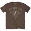 Brown The Grateful Dead Bolt TShirt Unisexs