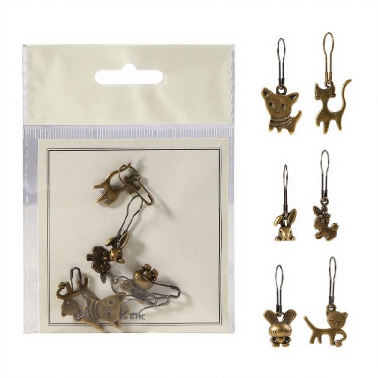 Металлические маркеры для вязания с цифрами для эффективного подсчета петель