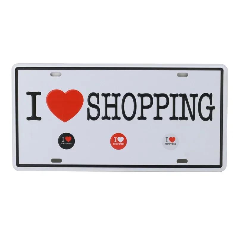 Я люблю водку, пиво, тарелку, металлическую пластину, номер автомобиля, жестяные вывески, бар, паб, кафе, домашний декор, металлическую вывеску, человек, пещеру, гараж, таблички для рисования C13