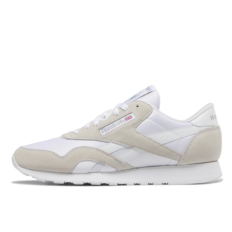 Reebok Классические нейлоновые тройные белые мужские кроссовки Cloud-White GY7235