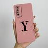 Чехол для Huawei Y7a Чехол для телефона Huawei P smart 2021 PPA-LX1 Роскошные буквы Квадратный Ударопрочный Мягкий ТПУ Силиконовая задняя крышка Fundas