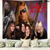 Настенный гобелен группы Slayer Эстетичный настенный подвес Печатная тканевая одеяло Декоративные гобелены для спальни гостиной Домашний декор