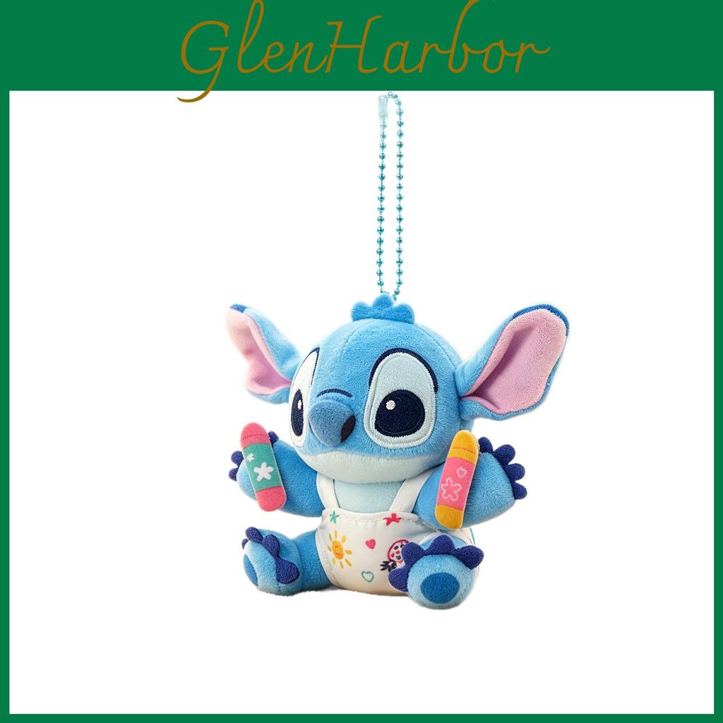 Lilo Stitch Plush Keychain With Embroidered Design For Kids And Teens