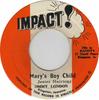 7-дюймовая пластинка JIMMY LONDON IMPACT ALL STARS Marys Boy Child NONE Impact 1972 Ямайка Регги Ска Даб Б/у