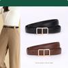 Leather Belt Ladies Casual Business Simple Belt Decorated Jeans Belt Haute Couture