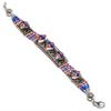 Lapis Lazuli Red Coral Bracelet Handmade Boho Tibetan Nepali Jewelry 7" NBB 3276