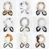 Women'S New Fashionable Atmosphere Simulation Silk Scarf Neck Protection Scarf Spring Summer Autumn Square Scarf