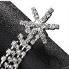 Exquisite Star Tassel Earrings Light Luxury High-end Earrings for Women All-match Rhinestone Earrings Gold less