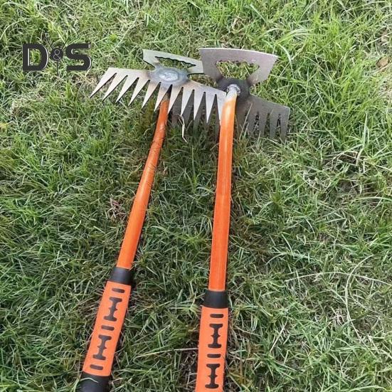 Ручной прополочник для садоводства, стальной прополочник с длинной ручкой, ручной инструмент для удаления сорняков для газона и сада