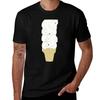 Polar Bear Ice Cream Tshirt Classic Print Short Sleeve Shirt Tshirt