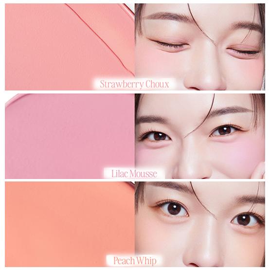 Feev Пушистые румяна для щек (6 цветов) 10г