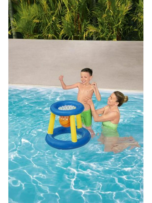 Inflatable Volleyball & Basketball Pool Set for Adults and Kids - Water Play & Beach Toys