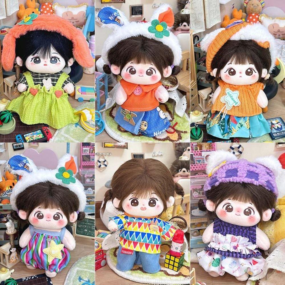 Toy Accessories 20cm Cotton Doll Clothes Dress Up 20cm Doll Skirt Clothes  Cotton Doll Accessories