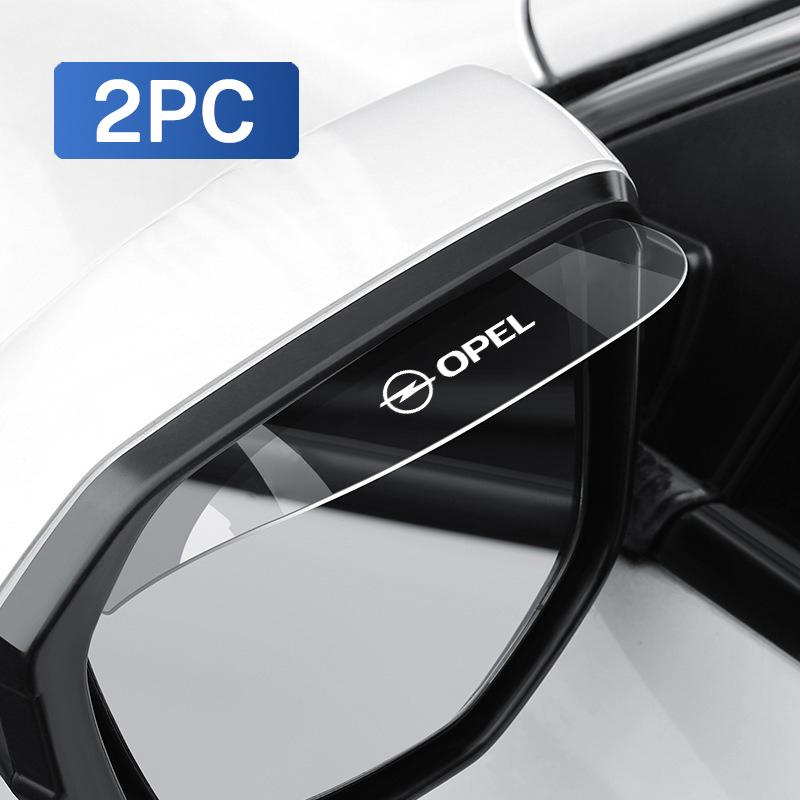 2PCS Car Rearview Mirror Rain Eyebrow Rain Shield For Opel Astra H G J Insignia Mokka Zafira Corsa Vectra B C D Car Accessories IM1