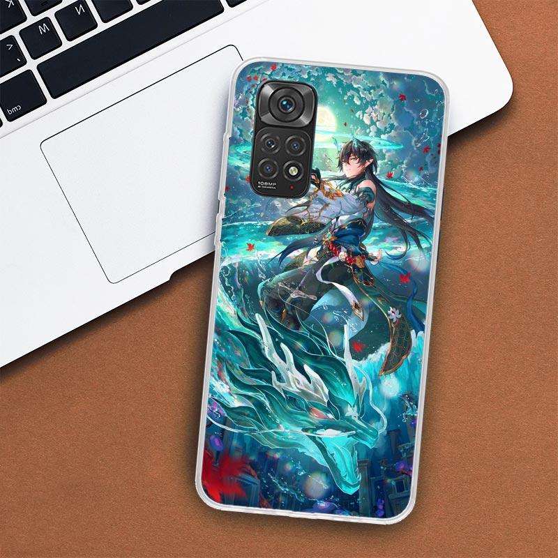 Чехол для телефона Honkai Star Rail Dan Heng для Xiaomi Redmi Note 13 12 12S 11 11S 10 10S 9 9S 11T 11E Pro Plus 8 8T 7 + чехол