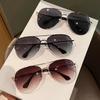 New Fashion Gradient Lens Pilot Sunglasses Vintage Cycling Driving Shades Sun Glasses Unisex UV400 Protection Eyewear