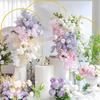 Metal Arch Backdrop Stand 4ft/5ft/6ft/6.6ft Gold Wedding Arch Stand Frame Flower Balloon Photography Arched Frame