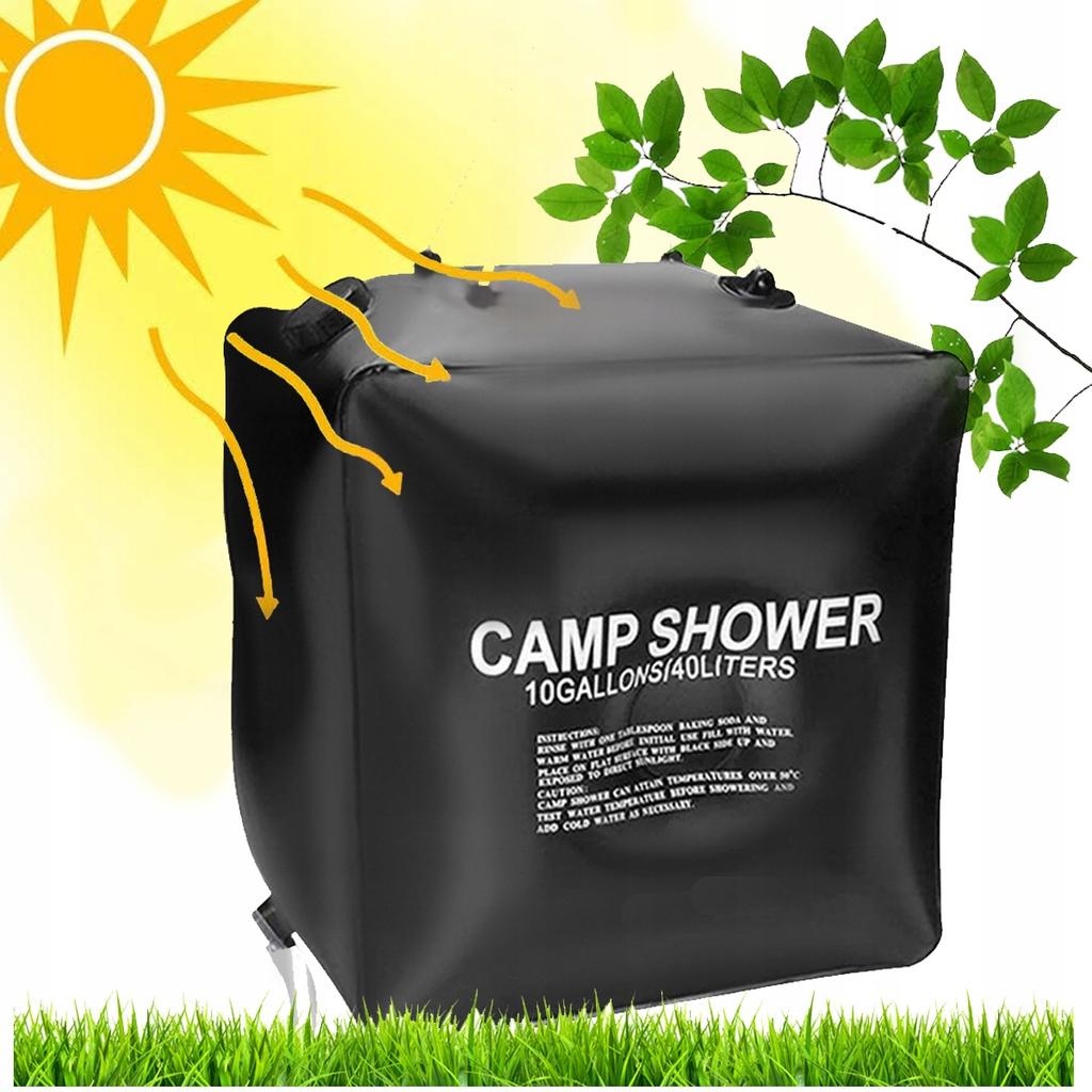 [PACZA][1] Solar tourist shower with a 40l tank D971