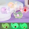 Micro Luminous Landscape Heartshaped Elephant Resin Decor Car Ornament Doll