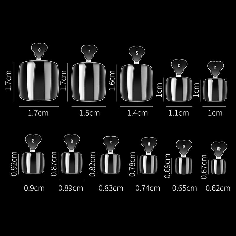 550 Pcs Full Cover Fake Toenail Ultra Thin Natural Clear Press On Toe Foot Nails Tips Artificial Acrylic False Nail Art Manicure Tool