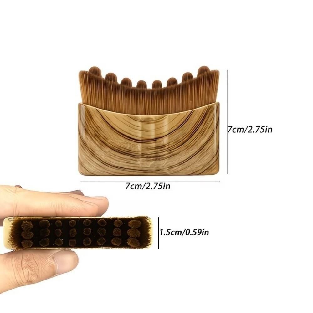 With Storage Box Lymphatic Contour Face Brush Square Shape Contour Face Brush Skincare Treatment