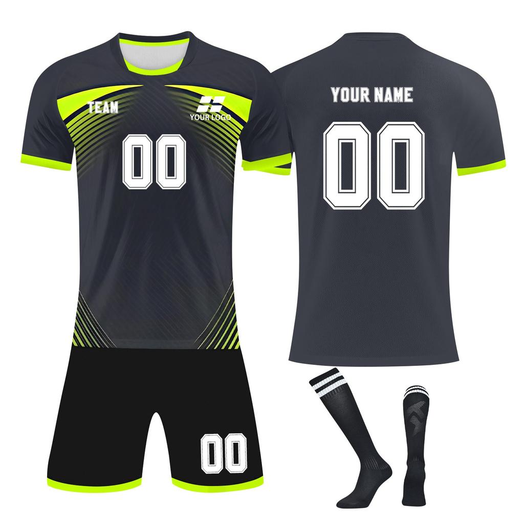 Personalised Shirts Kit Mens Girls With Name Number Custom Football Jerseys For Boys Training Suit