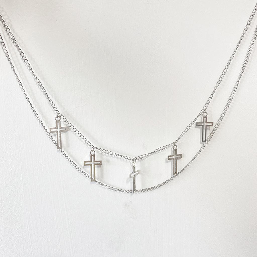 Stomach Chain Jewelry Cross Belly Chain Layered Body Chain Cross Waist Chain Belt Skirt Chain Y2k Pant Chain Jeans Belt