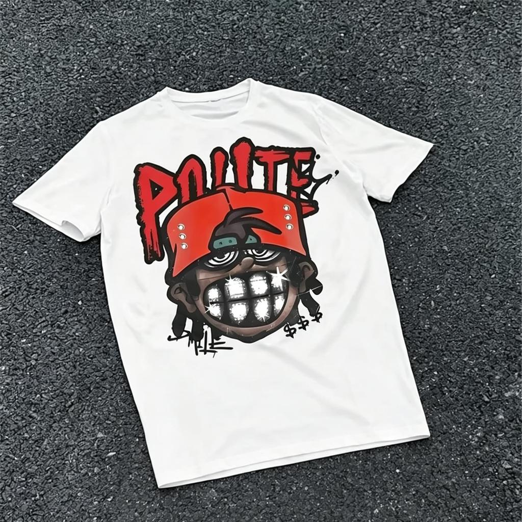 2026 New Harajuku Letter Graphic T Shirts Y2k Tops Men Women High Street Oversized T Shirt Pro Choice Streetwear Vintage Tee