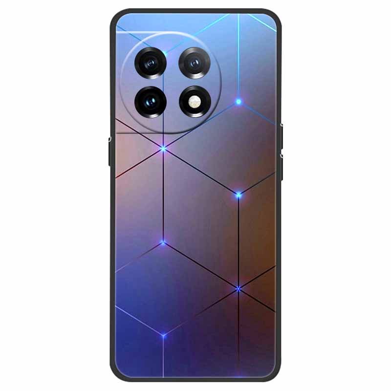 Чехол для OnePlus 11 OnePlus11 5G Ударопрочный Мягкий Силикон ТПУ Задняя Крышка Для OnePlus 11 One Plus 11 5G Чехлы для Телефона Милый Кот Волк