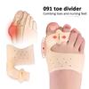 Soft Gel 1 Pair Orthotic Tool Big Toe 0verlapping Toes Durable Splint Toe Straightener Corrector Combing Toes Nursing Feet Tools