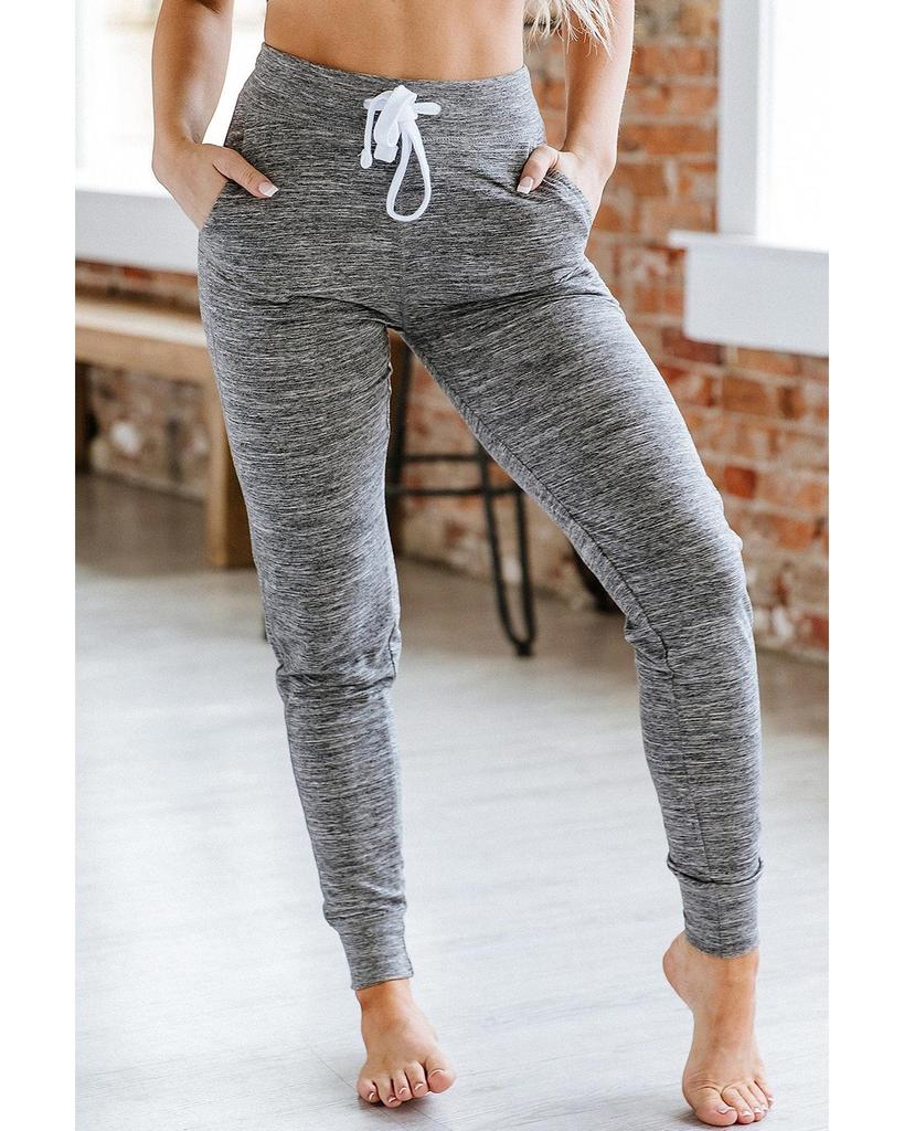 Azura Exchange Soft Gray Joggers with Drawstring Waist and Pockets