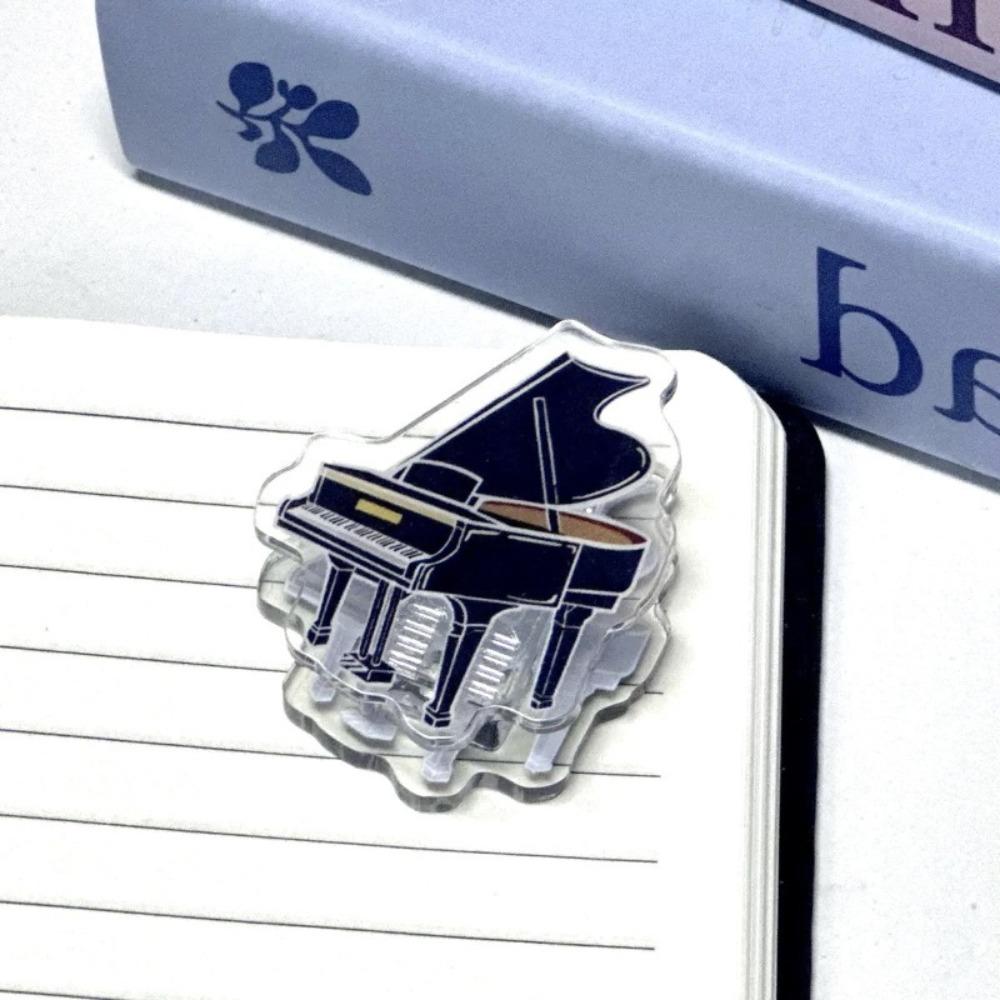 Musical Instrument Theme Folder Small Gift Jewelry Clip Creativity PP Clip School