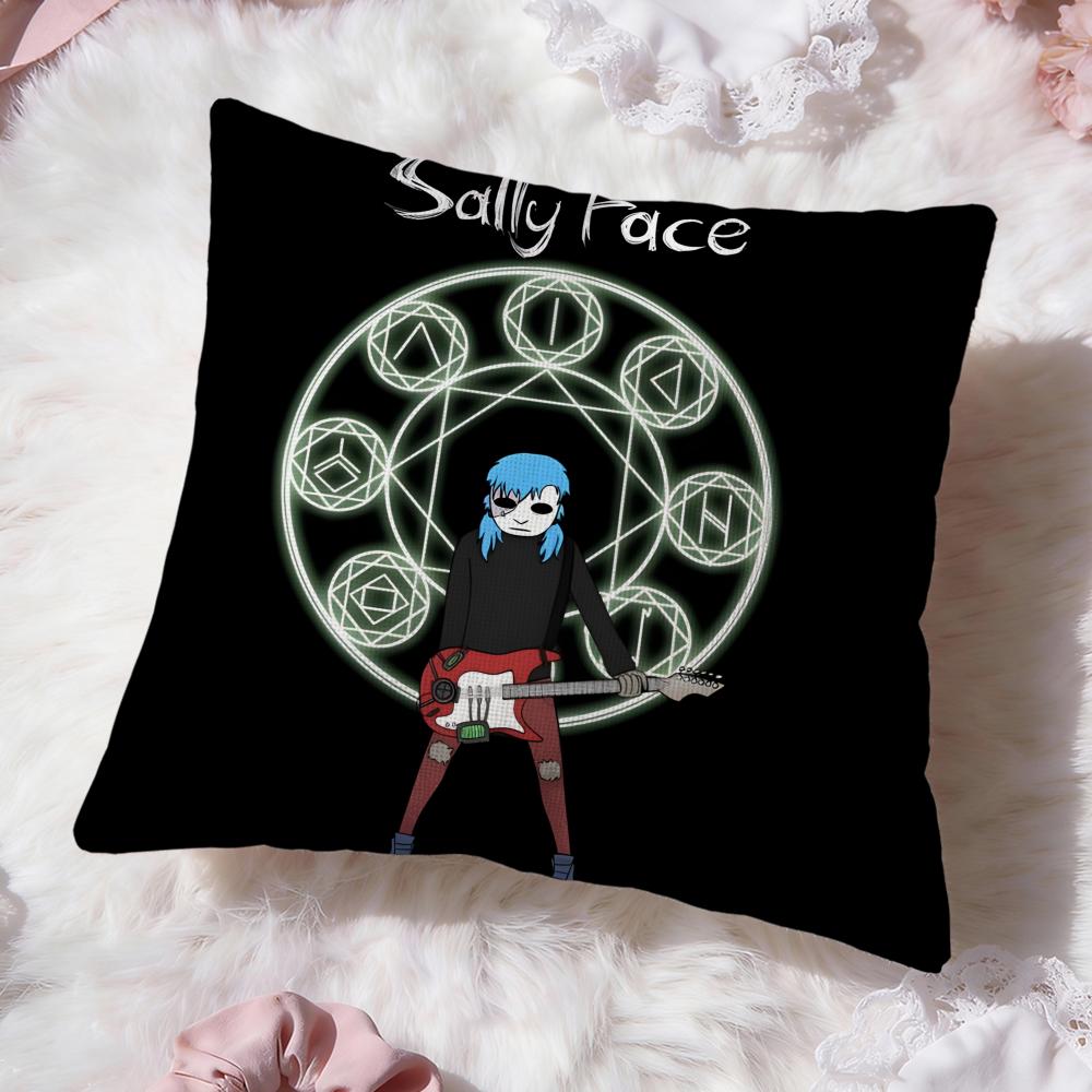 Полоса S-Sally F-Подушка-чехол для лица Premium Comfort Двусторонняя наволочка - Дизайн «Два в одном» для любой комнаты и салона автомобиля
