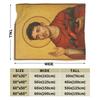 Charles Leclerc Jesus Funny Blanket  Travel Flannel Throw Blanket For Bedroom Soft Warm Design Quality Bedspread Gift