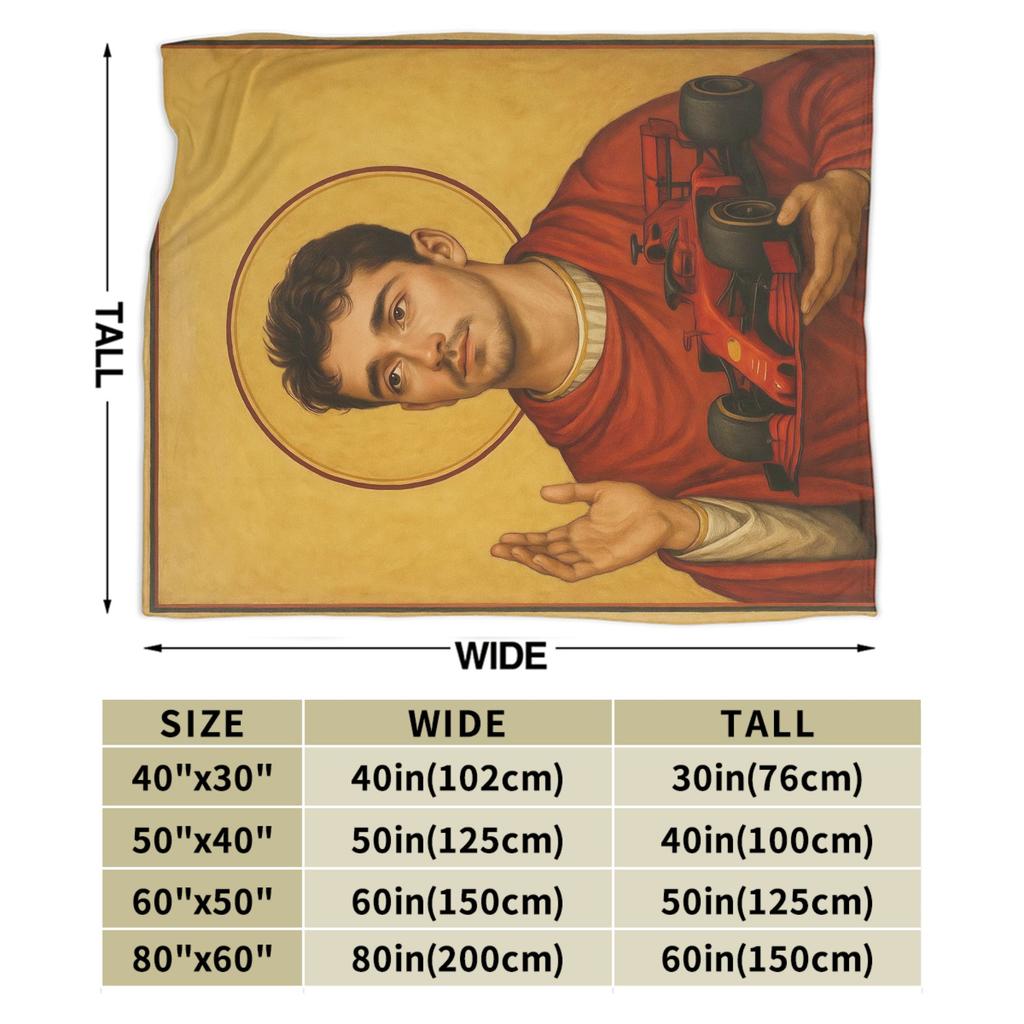 Charles Leclerc Jesus Funny Blanket Travel Flannel Throw Blanket For Bedroom Soft Warm Design Quality Bedspread Gift