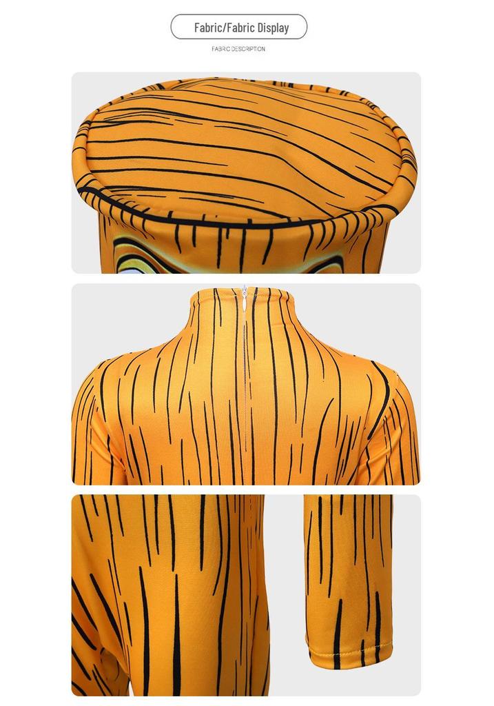 Shan Hai Jing Wooden Stick Man Halloween Cosplay Costume