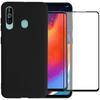 Alogy Slim Case for Samsung Galaxy A60 Black + Alogy 5D Glass
