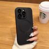 Luxury Magsafe Wireless Charge Phone Case For iPhone 15 14 13 12 11 Pro Max Soft Magnetic Black Shockproof Silicone TPU Cover