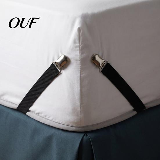 Adjustable Bedding Tensioner Bed Sheet Strap, Elastic Mattress Fasteners Holder And Suspender, Fitted Secure Clips for Bedroom Sheets Gripper